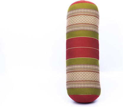 Yoga Bolster Pillow Bolster Pilates Size 26x10 Inches | Premium Natural Kapok | Eco-friendly | Comfortable Comfortable Long Pillow Support | Yoga Pillow, Yoga Exercise