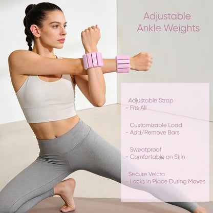 Pilates Kit, Home Pilates Workout Kit for Women, Pilates Equipment with 14.5"" Pilates Ring and Ball, Resistance Bands, Ankle Weights, Sliders & Grip Socks for Home Workouts