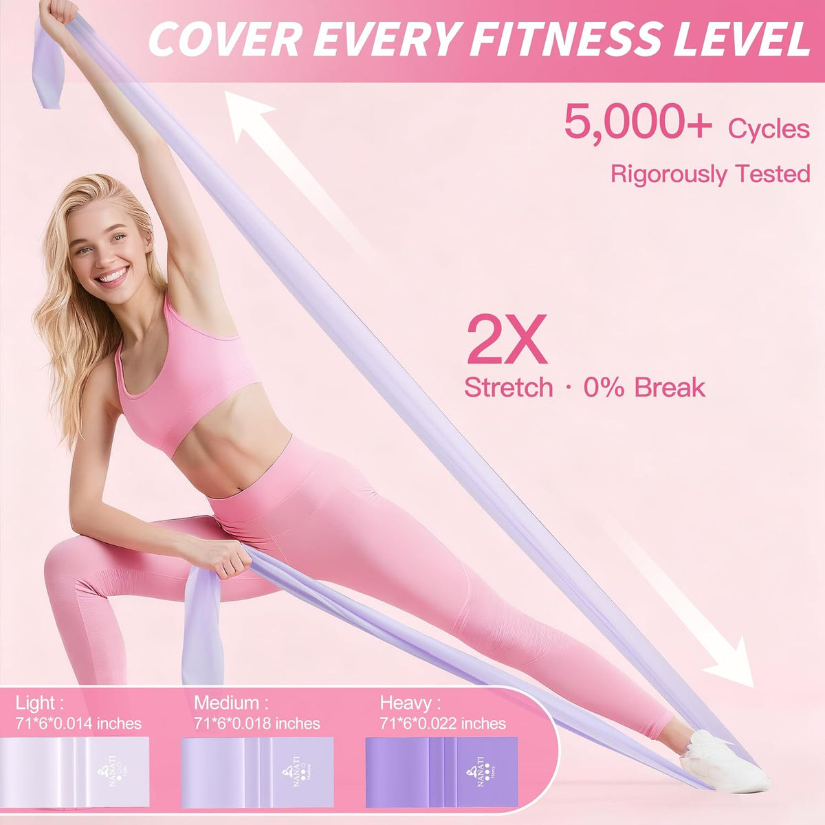 Pilates Kit, Home Pilates Workout Kit for Women, Pilates Equipment with 14.5"" Pilates Ring and Ball, Resistance Bands, Ankle Weights, Sliders & Grip Socks for Home Workouts