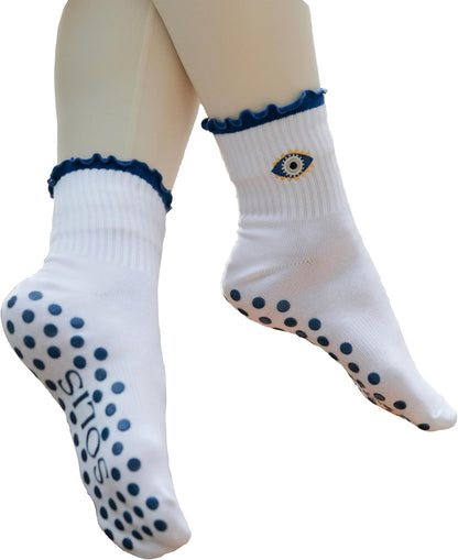 Non-Slip Cute Pilates Socks with Grips for Women | Cute Grip Socks for Yoga Womens