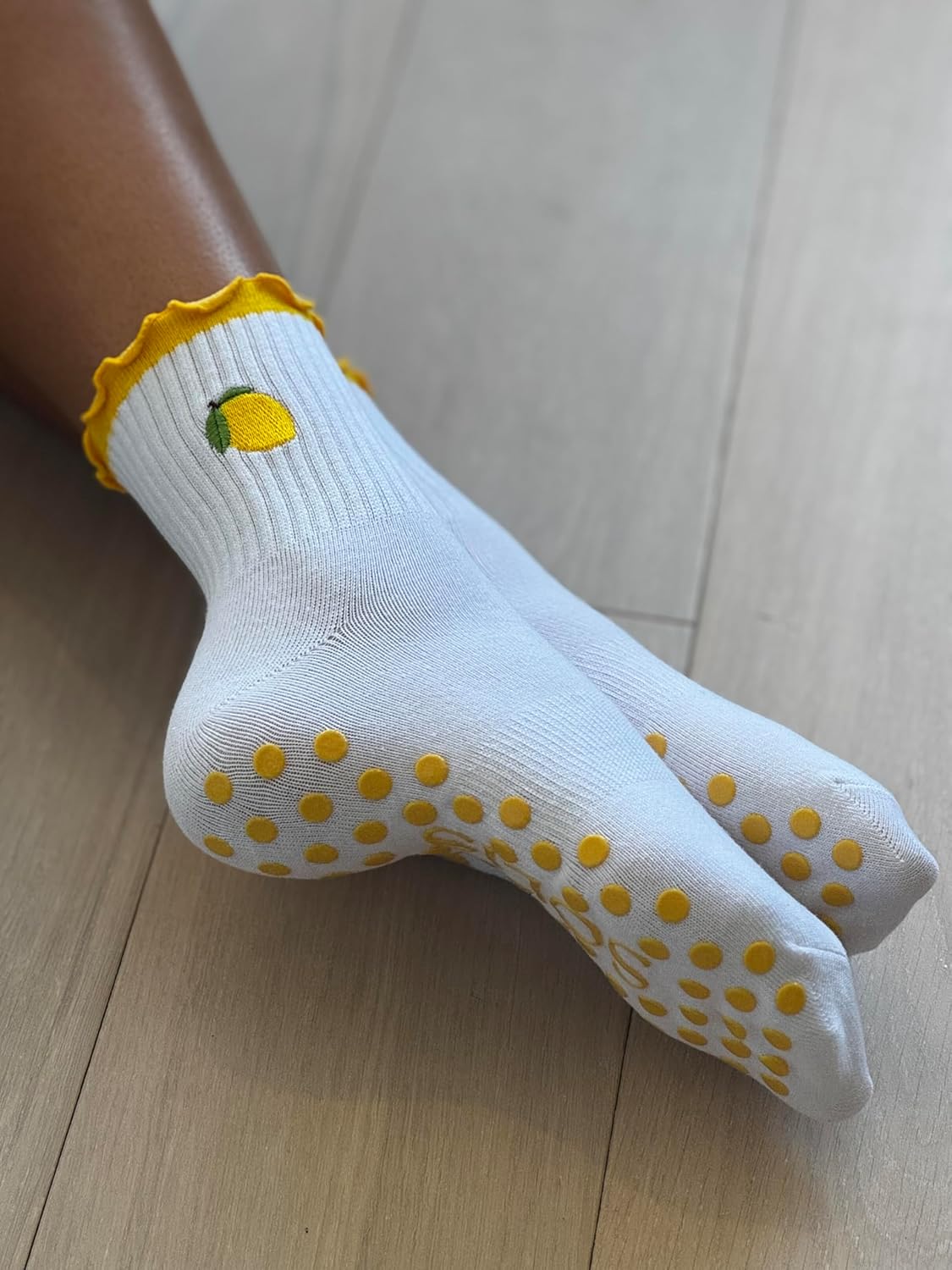 Non-Slip Cute Pilates Socks with Grips for Women | Cute Grip Socks for Yoga Womens