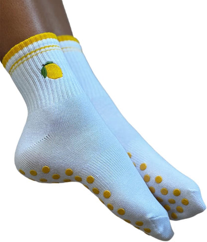 Non-Slip Cute Pilates Socks with Grips for Women | Cute Grip Socks for Yoga Womens