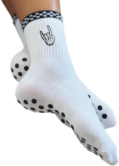 Non-Slip Cute Pilates Socks with Grips for Women | Cute Grip Socks for Yoga Womens
