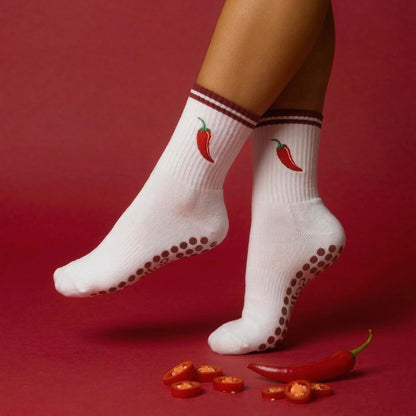 Non-Slip Cute Pilates Socks with Grips for Women | Cute Grip Socks for Yoga Womens