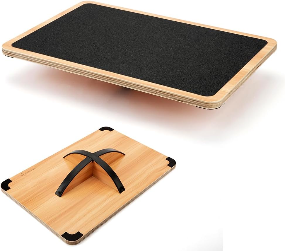 Wooden Balance Board, Basic Rocker or Advanced 360° Wobble