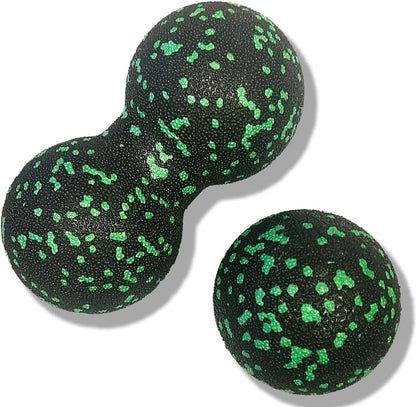Peanut Massage Ball, Double Lacrosse Foam Roller for Physical Therapy, Firm