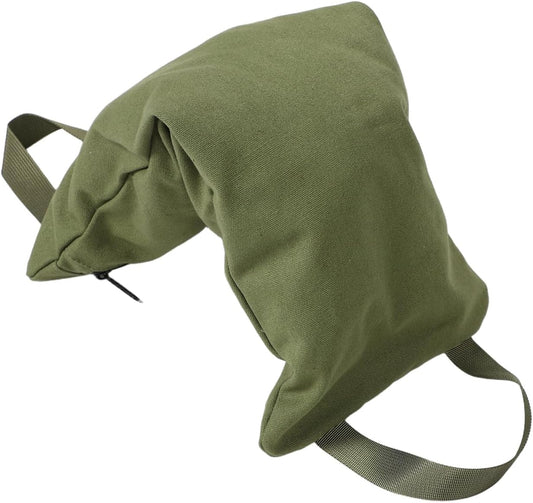 Canvas Weightlifting Sandbag for Fitness: Empty Yoga Training Shell - Army Green Weighted Bag for Leg Slimming & Strength Exercises