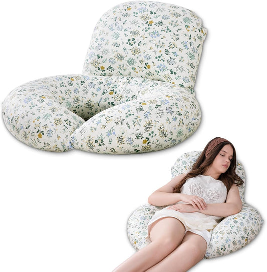 Wedge Pillow Set for Sleeping and After Surgery, Use for Acid Reflux, Reading and Relaxing, Headboard Pillow for Sitting in Bed