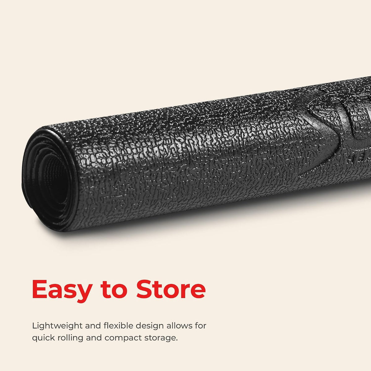 Equipment Mats, Home Gym Floor Protection, 4 Sizes | Non-Slip, Protects Floors/Equipment, Absorbs Vibration, Sweat-Resistant, High-Density Foam, For Different-Sized Machines