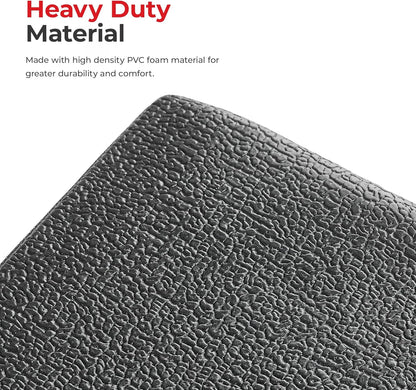 Equipment Mats, Home Gym Floor Protection, 4 Sizes | Non-Slip, Protects Floors/Equipment, Absorbs Vibration, Sweat-Resistant, High-Density Foam, For Different-Sized Machines