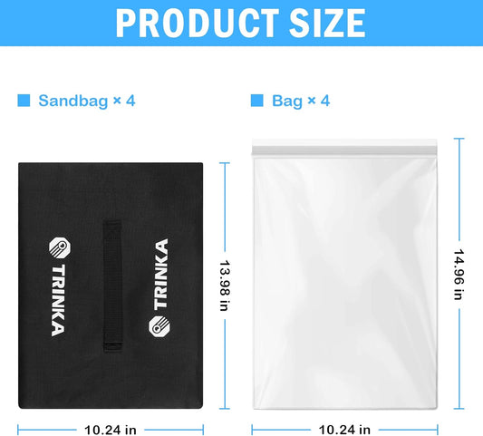 4PCS Sports Net Sandbags, All Sport Sandbags, Weighted Anchors