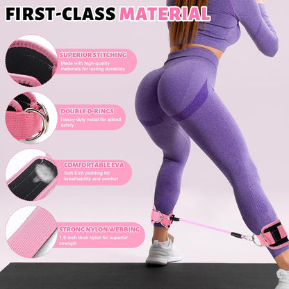 18Pcs Pilates Ring Set, Women Exercise Accessories