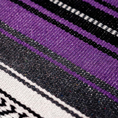 69" L x 51" W Large Mexican Blanket - Perfect as Yoga Outdoor Beach Serape Picnic Camping Woven Blanket, Boho Home Décor - Red