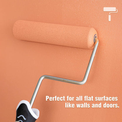 4 Inch Foam Paint Roller Covers, 10-Pack for Cabinets & Doors