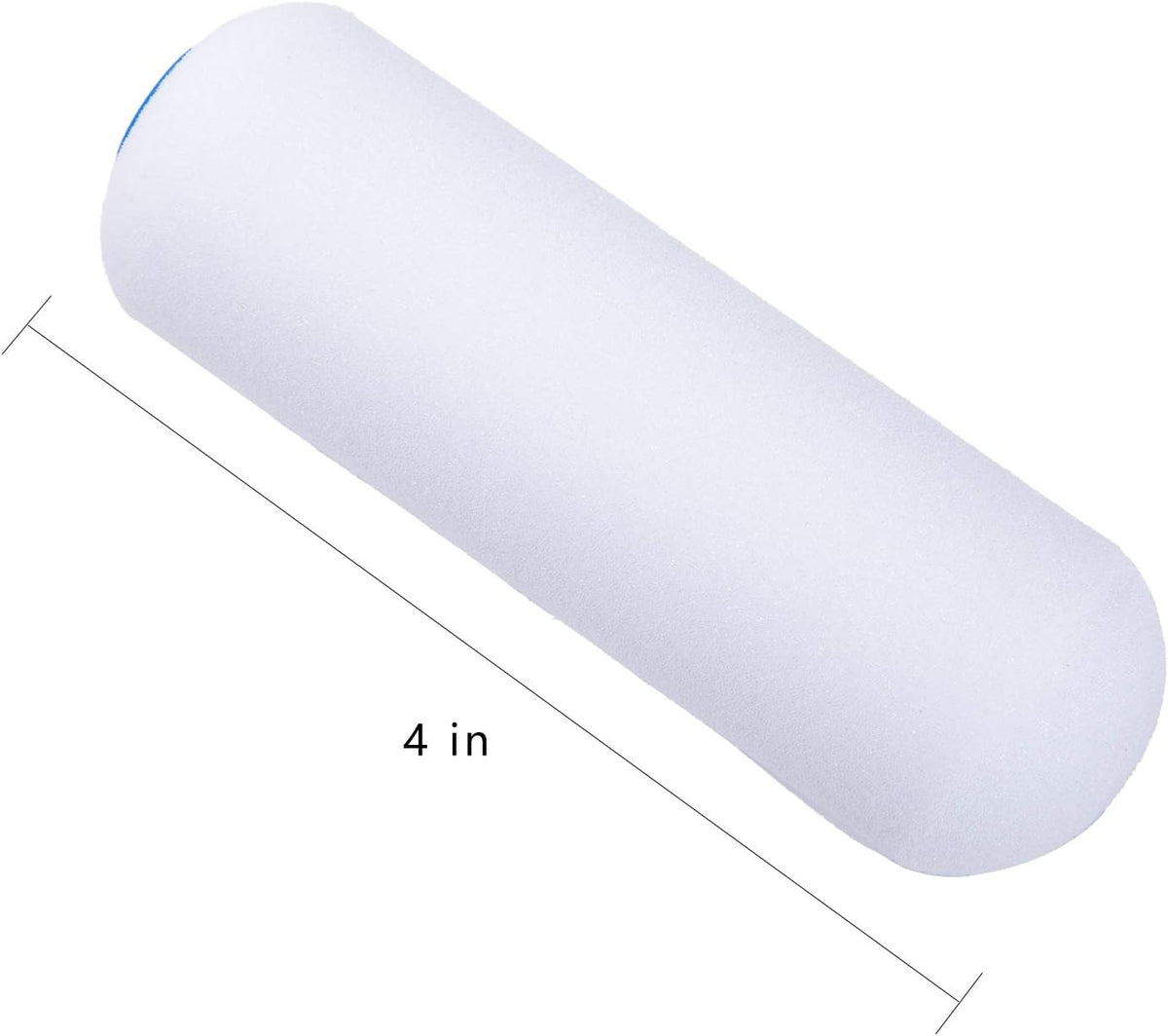 4 Inch Foam Paint Roller Covers, 10-Pack for Cabinets & Doors