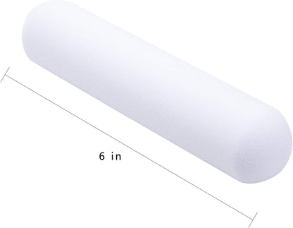 4 Inch Foam Paint Roller Covers, 10-Pack for Cabinets & Doors
