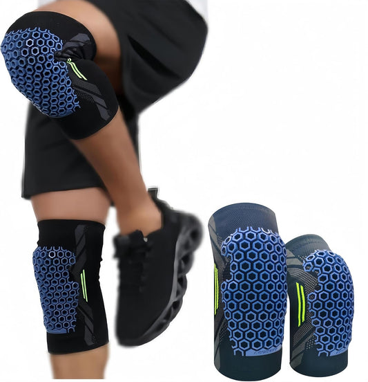 Knee Pads Brace for Men Women – Protective Gear for Volleyball, Basketball, Football, Yoga, Skating, Skateboard, Scooter & Bike – 2 Pack Breathable Knee Guards for Active Workouts