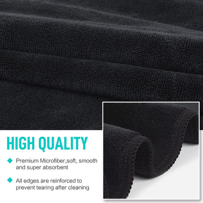 Microfiber Gym Towels, Workout Sweat Towel 16x32In