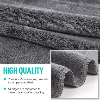 Microfiber Gym Towels, Workout Sweat Towel 16x32In