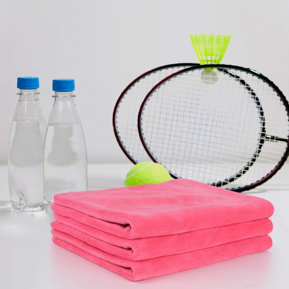 Microfiber Gym Towels, Workout Sweat Towel 16x32In