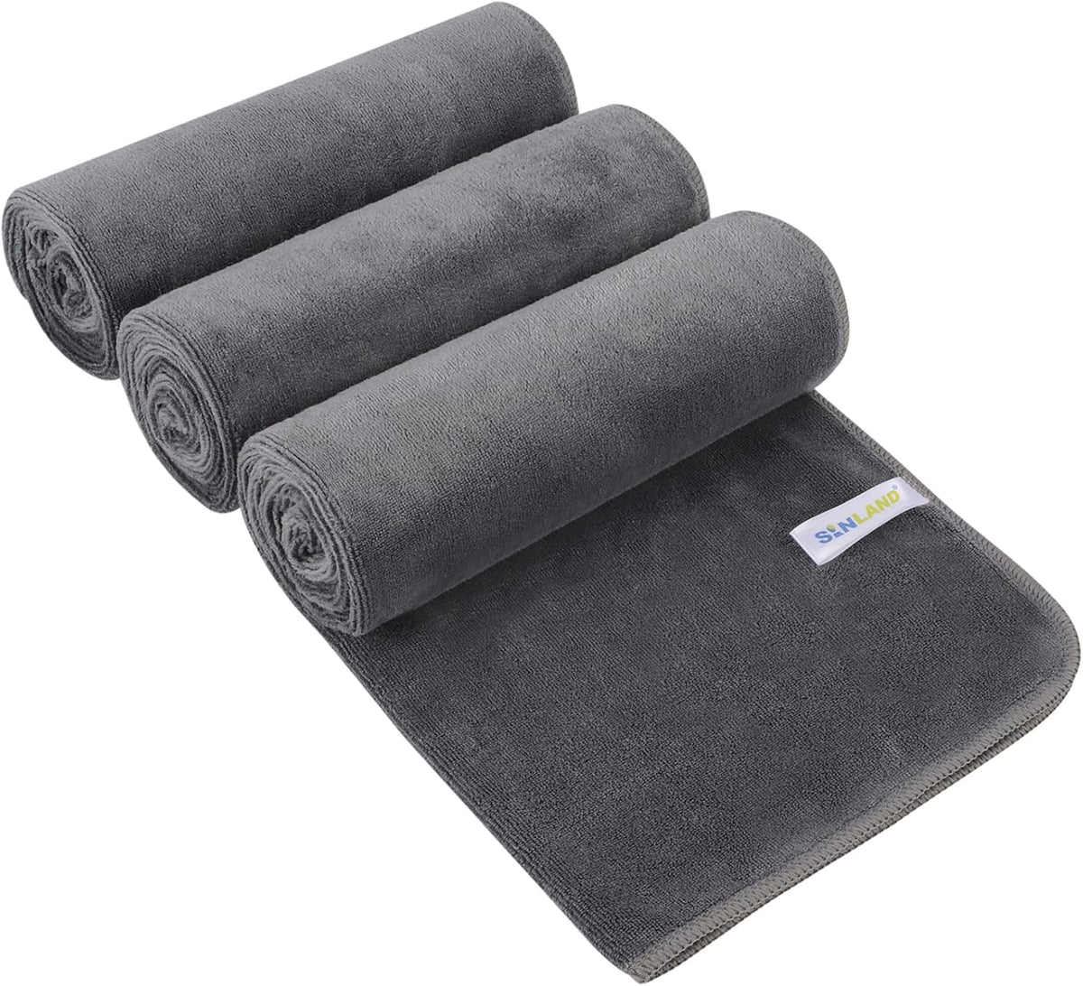 Microfiber Gym Towels, Workout Sweat Towel 16x32In