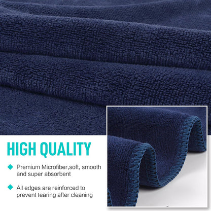 Microfiber Gym Towels, Workout Sweat Towel 16x32In