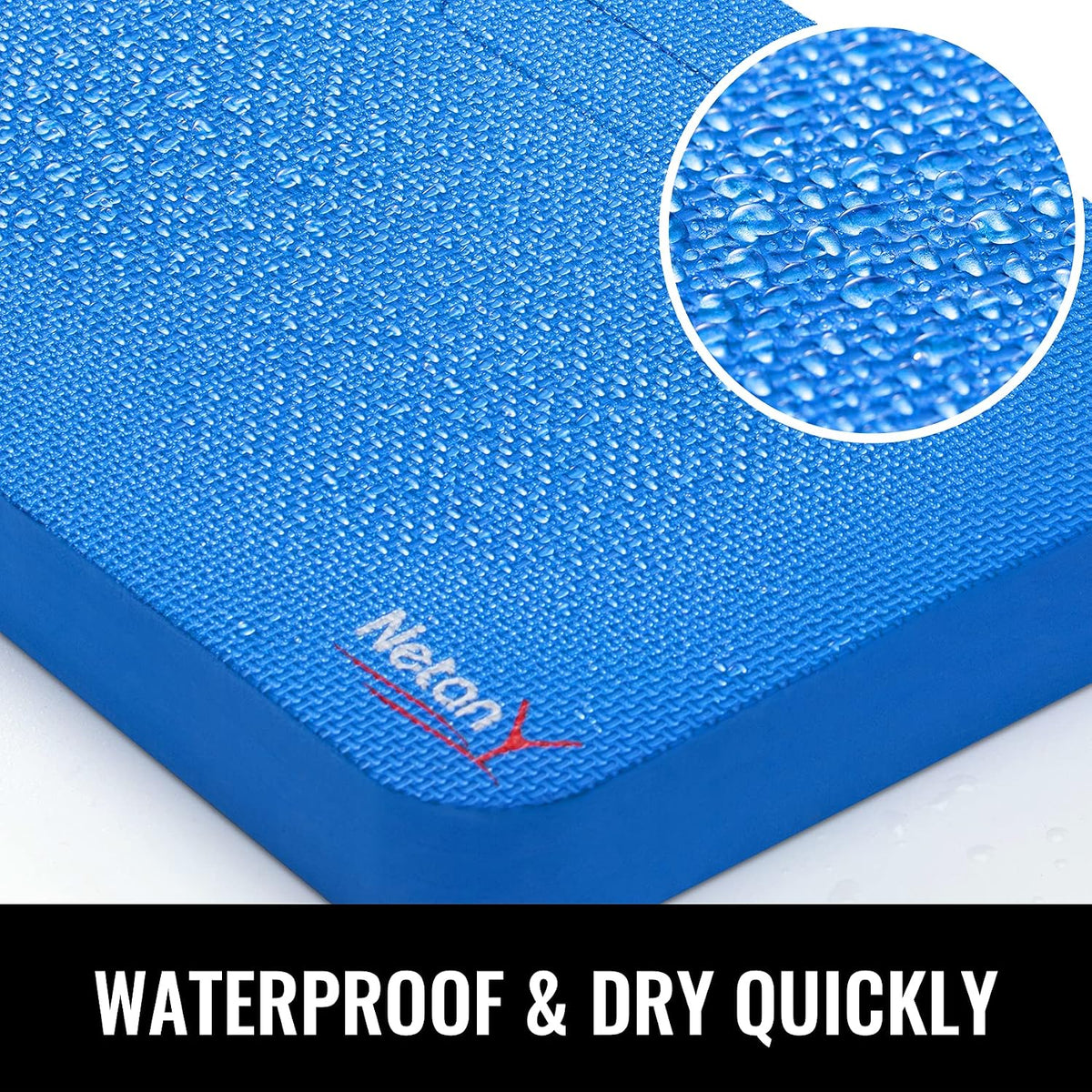 Extra Thick Kneeling Pad for Gardening, Comfortable Knee Pad Cushion, Extra Large Foam Kneeler Mat for Gardening, Baby Bath, Work, Exercise & Yoga, Mechanic, 17.8 x 11 x 1.5 in, Blue