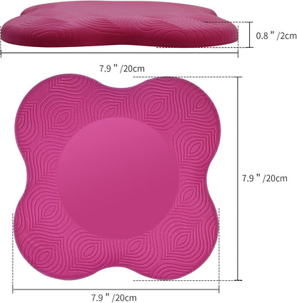 Yoga Knee Pads 2 Pack, Yoga Knee Cushion Thick, Exercise Pads for Knees Elbows Wrist Hands Head Foam Pilates Kneeling pad
