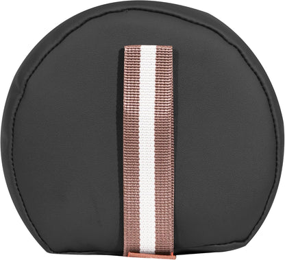 6" 3/4 Round Massage Bolster Pillow Cushion for Massage Tables- Black