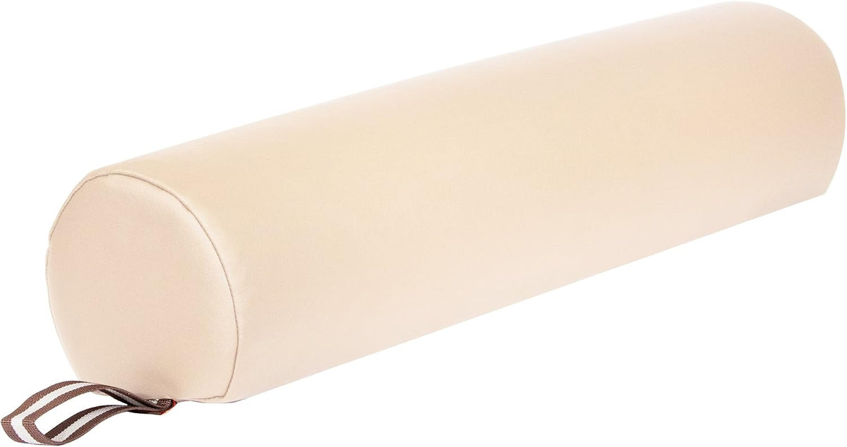 6" 3/4 Round Massage Bolster Pillow Cushion for Massage Tables- Black