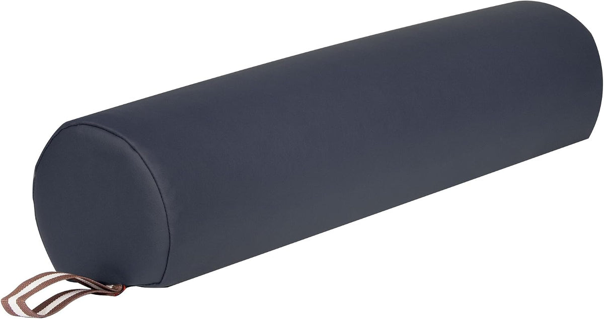 6" 3/4 Round Massage Bolster Pillow Cushion for Massage Tables- Black
