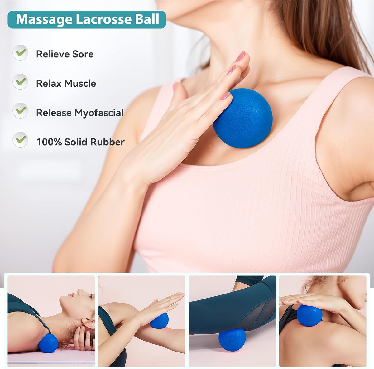Pilates Ring Kit 12 PCS for Women, Home Workout Equipment with Magic Circle, Mini Exercise Ball, Resistance Bands, Massage Lacrosse, Yoga Strap, Full-Body Fitness Set for Toning & Gift