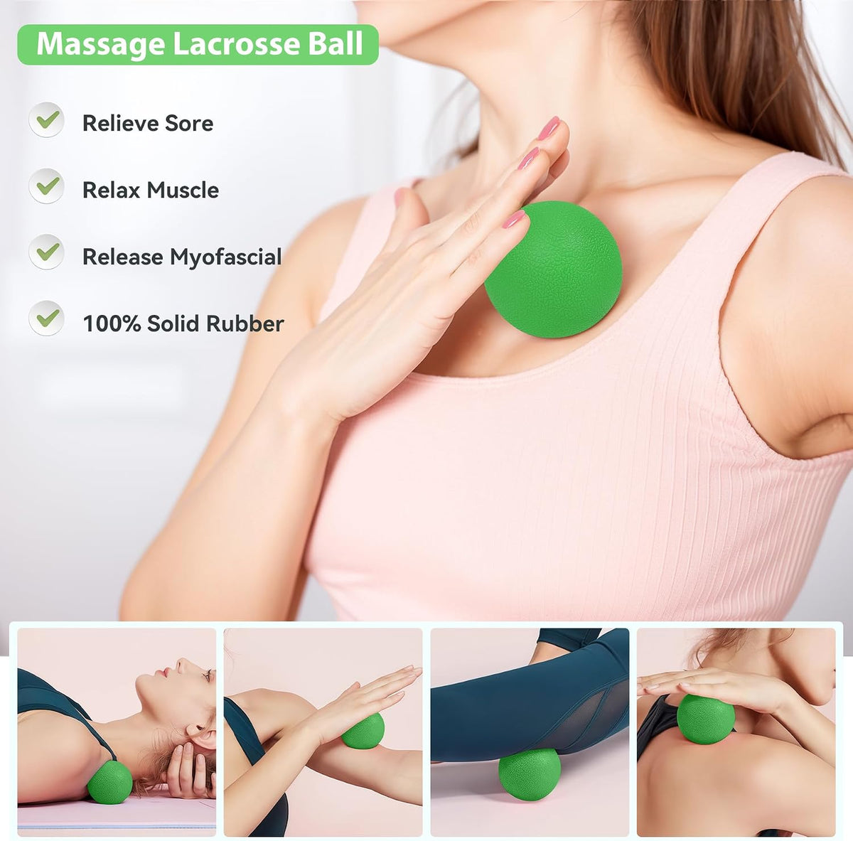 Pilates Ring Kit 12 PCS for Women, Home Workout Equipment with Magic Circle, Mini Exercise Ball, Resistance Bands, Massage Lacrosse, Yoga Strap, Full-Body Fitness Set for Toning & Gift
