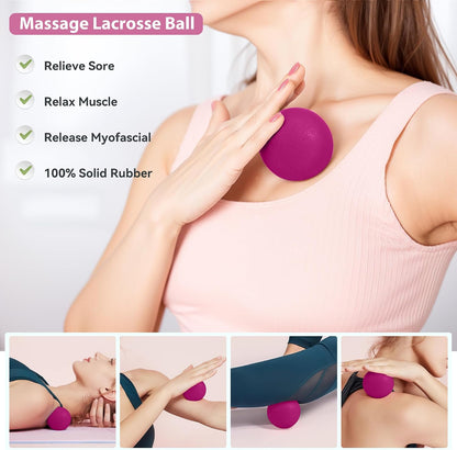 Pilates Ring Kit 12 PCS for Women, Home Workout Equipment with Magic Circle, Mini Exercise Ball, Resistance Bands, Massage Lacrosse, Yoga Strap, Full-Body Fitness Set for Toning & Gift