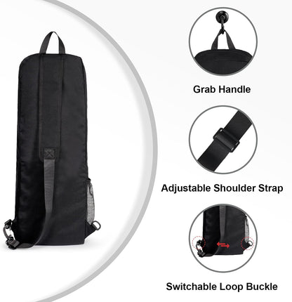 Yoga Mat Bag Carrier with Mesh & Zipper Pockets