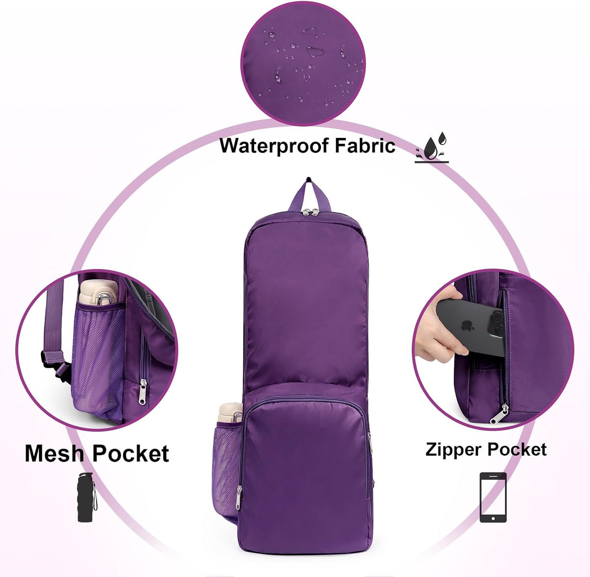 Yoga Mat Bag Carrier with Mesh & Zipper Pockets