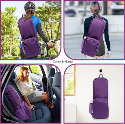 Yoga Mat Bag Carrier with Mesh & Zipper Pockets