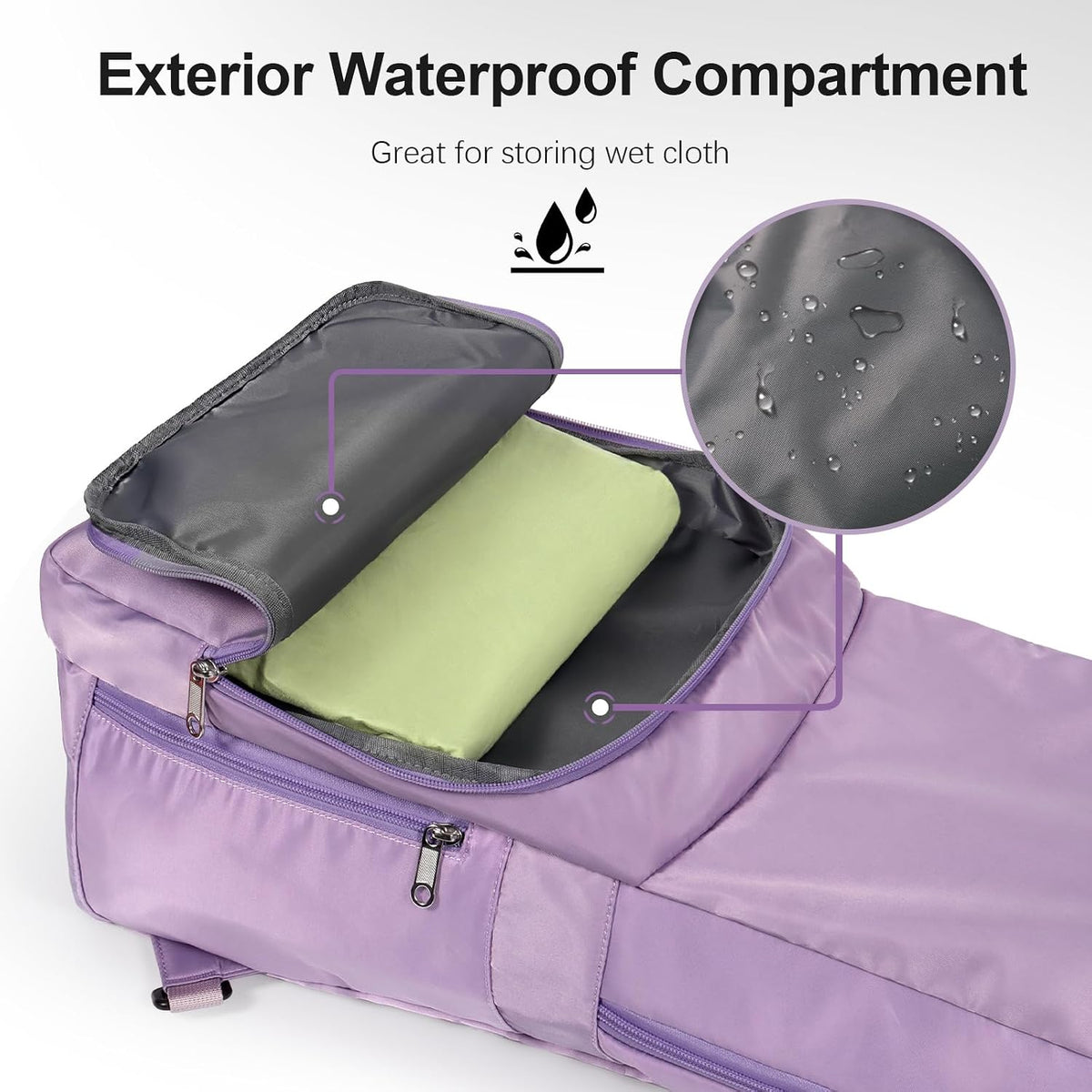Yoga Mat Bag Carrier with Mesh & Zipper Pockets
