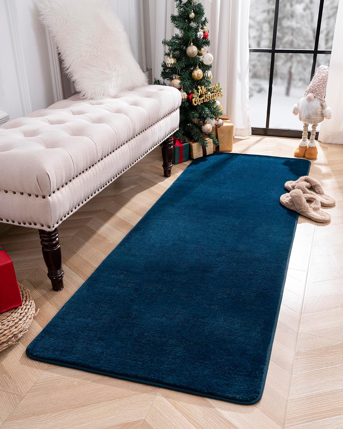 Shag Living Room Area Rug, 6x9 Black Washable Fuzzy Bedroom Rugs, Soft Fluffy Indoor Carpets for Dorm Boys Girls Kids Room Nursery Home Decorations