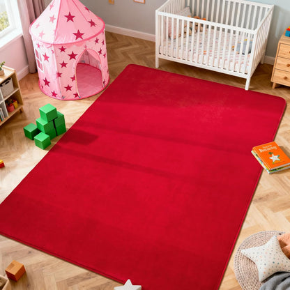 Shag Living Room Area Rug, 6x9 Black Washable Fuzzy Bedroom Rugs, Soft Fluffy Indoor Carpets for Dorm Boys Girls Kids Room Nursery Home Decorations