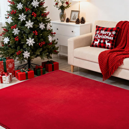 Shag Living Room Area Rug, 6x9 Black Washable Fuzzy Bedroom Rugs, Soft Fluffy Indoor Carpets for Dorm Boys Girls Kids Room Nursery Home Decorations