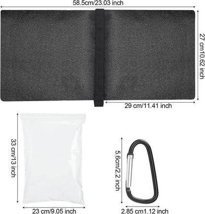 12 Packs Photography Weight Bags Photo Studio Filled Weight Bag Empty Heavy Sandbag Set for Photography Tripod Stand Light Stand Sports Outdoor Photo Video Studio Boom Brackets (Black)
