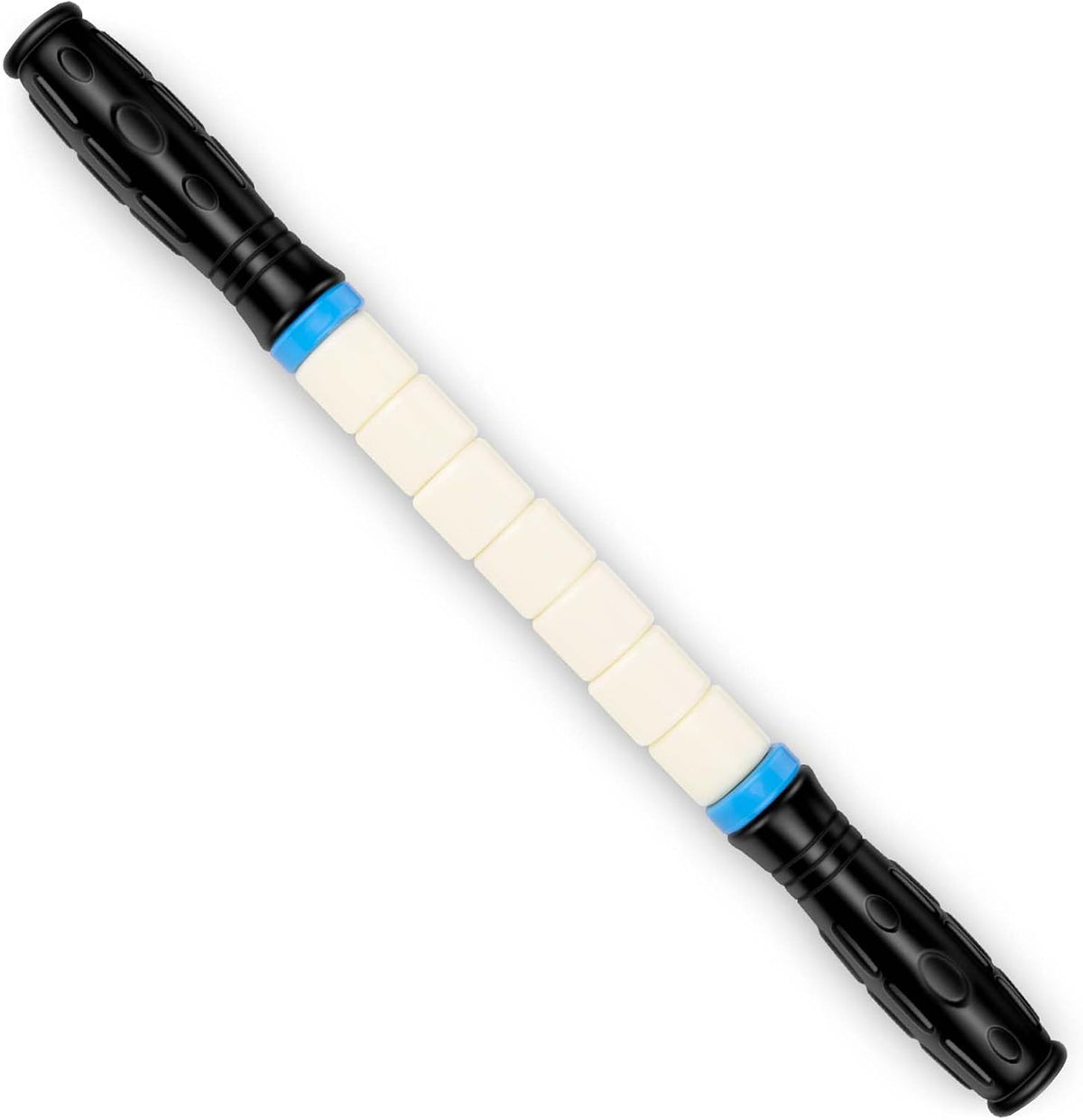 Portable Massage Roller Stick the Ultimate Muscle Roller 17 Inches Recommended By Physical Therapists Promotes Recovery Fast Relief for Cramps Soreness Tight Muscles-White