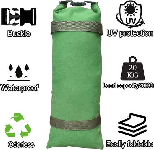 4 Pack Thick Canvas Flood Sandbags w/Handles Convenient for Flood Control