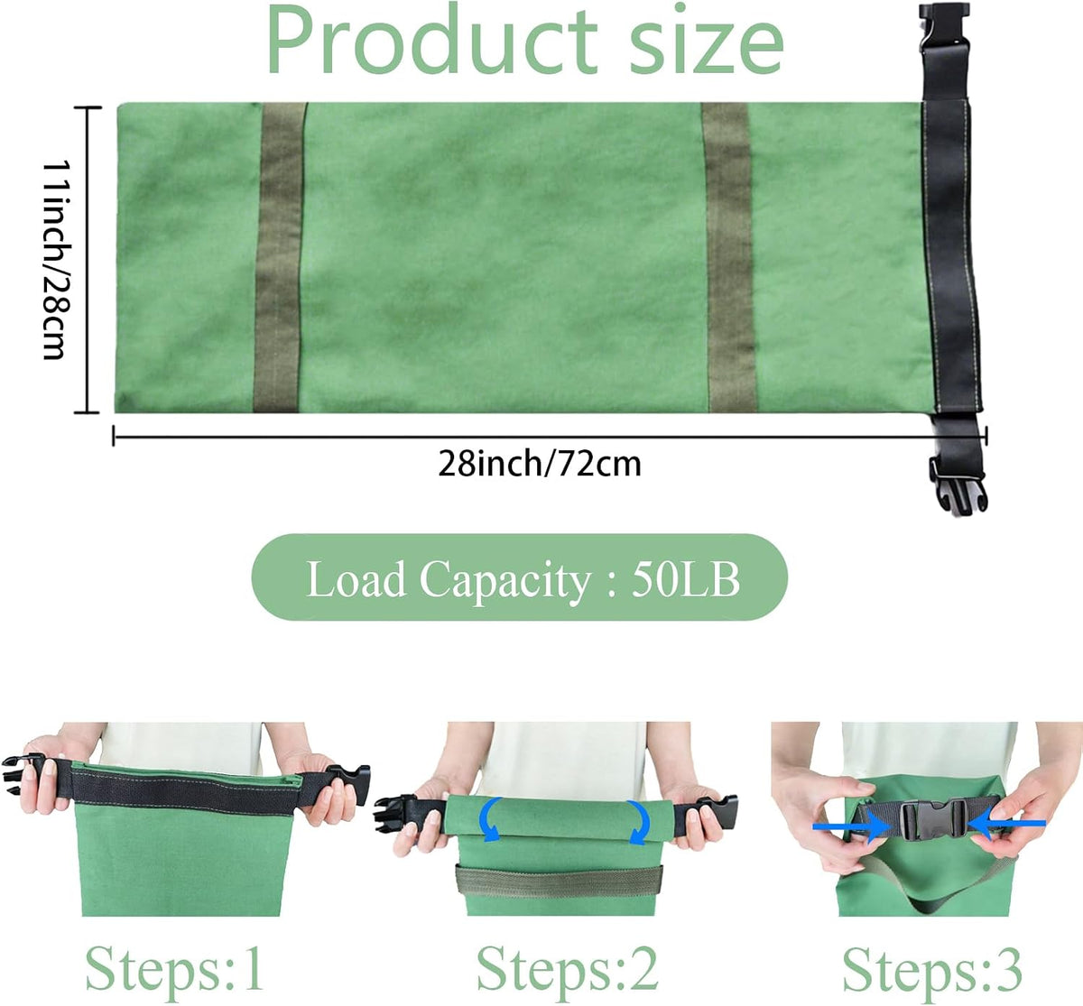 4 Pack Thick Canvas Flood Sandbags w/Handles Convenient for Flood Control