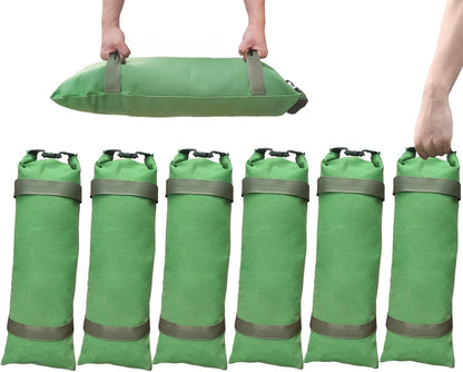 4 Pack Thick Canvas Flood Sandbags w/Handles Convenient for Flood Control