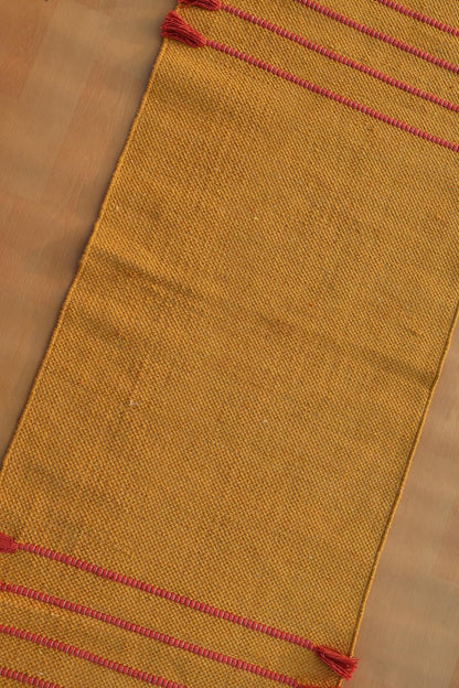 Jaipur Art & Rugs Cotton Yoga Rug - Eco-Friendly Hand-Woven Thick Mat (24”x72”x5mm) for Everyday Fitness at Home - Comfortable & Extra-Long - Colors A