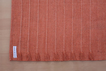 Jaipur Art & Rugs Cotton Yoga Rug - Eco-Friendly Hand-Woven Thick Mat (24”x72”x5mm) for Everyday Fitness at Home - Comfortable & Extra-Long - Colors A