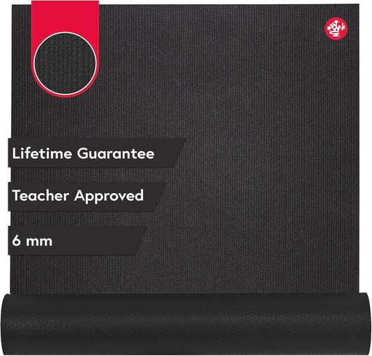 PRO Yoga Mat - 6mm | Lifetime Durability | Hygienic Construction | Premium Studio Quality | Teacher Approved