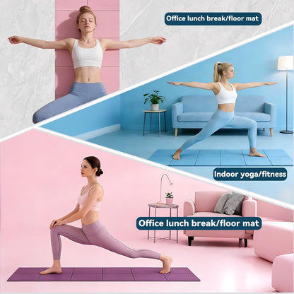 Foldable Yoga Mat Thick Non-Slip Exercise Mat
